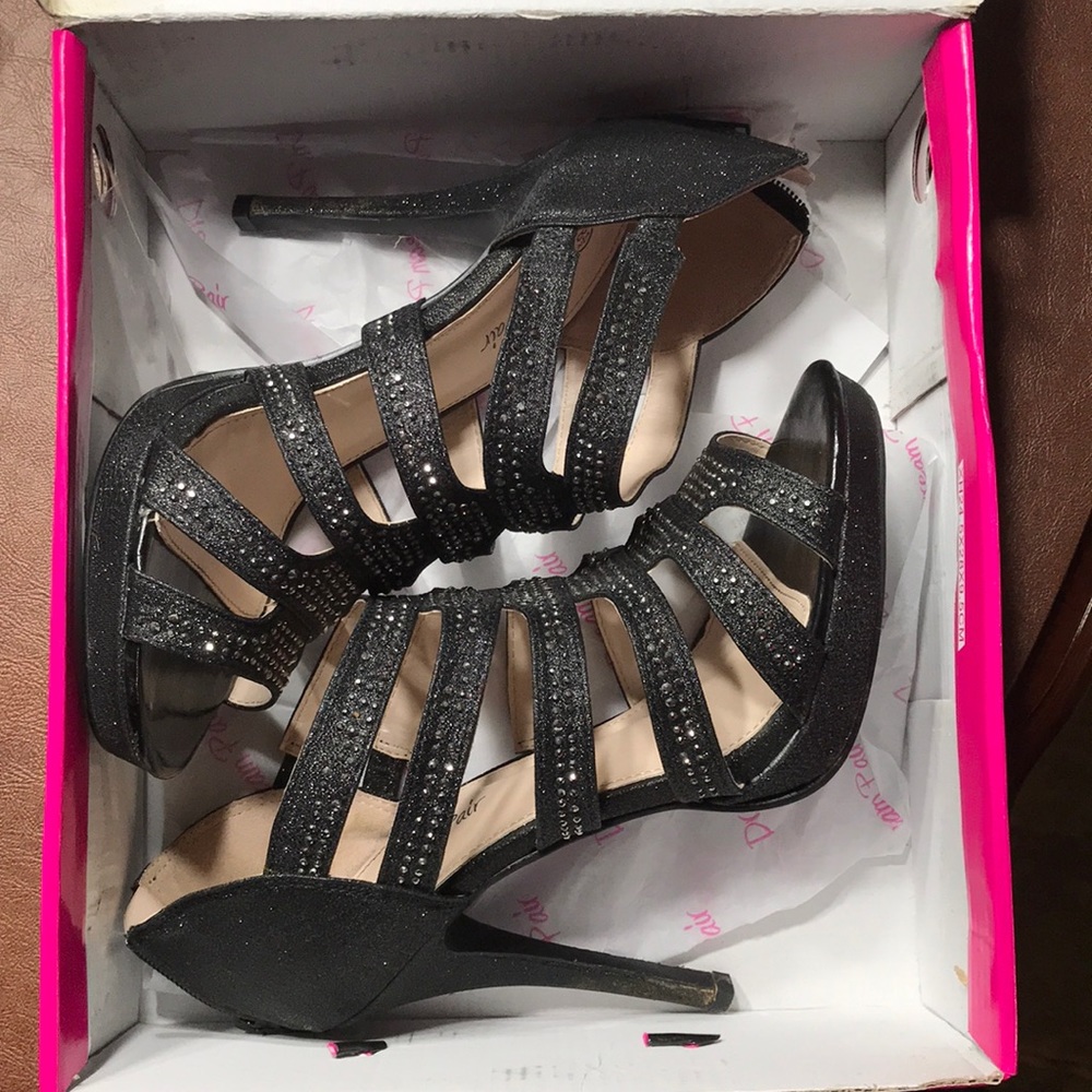 black heels